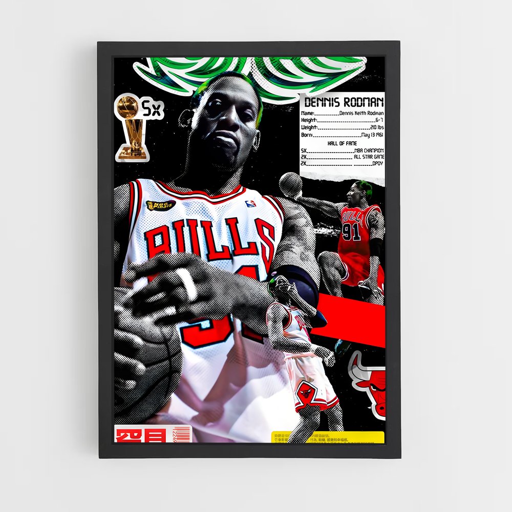 Poster The Worm Unleashed – affiche Basketball (vue 2)